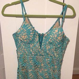 Aqua blue cocktail dress 💙💙💙👗